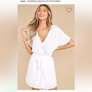 Red Dress Boutique Boardwalk Beauty Dress White Size Small